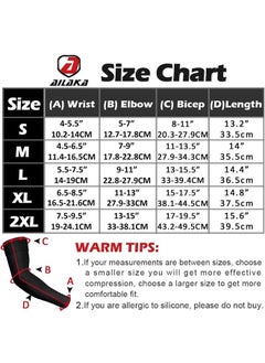 Ailaka Medical Compression Arm Sleeves for Men Women - 20-30 mmHg Lymphedema Compression Sleeves Support for Arms Pain, Swelling, Edema, Post Surgery Recovery, Tendonitis  - Image 2