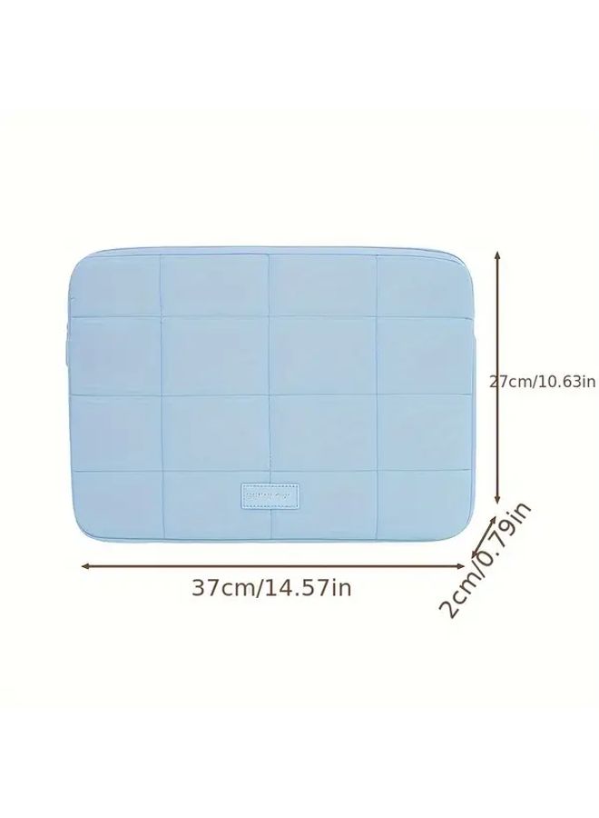 Pink Laptop Sleeve for 15.6 Notebook Slim Travel Case Durable Polyester Zipper Storage - Image 2
