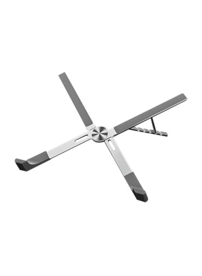 Portable Laptop Stand for Desk, Adjustable Laptop Holder Riser Computer Tablet Stand,Small PC Stand with Automatic Support Springs, Fits All MacBook, Laptops - Image 1