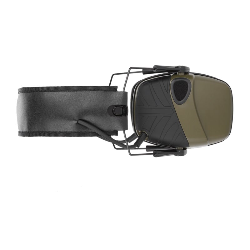 Electronic Earmuff: Military Green, Compact Folding Design, Auto Power Off - Sound Amplification, Active Monitoring Sport Earmuff for Outdoor Sports Hunting - Image 1