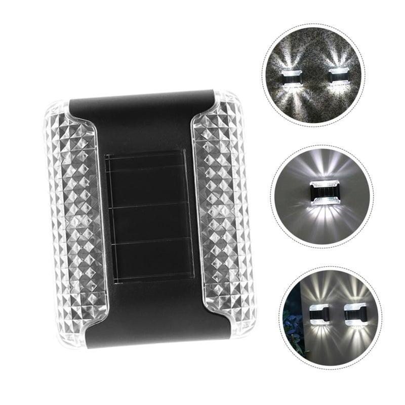 Solar Fence Lights Outdoor 2 Pack Security Lights For Patio Deck Garden Garage - Image 5