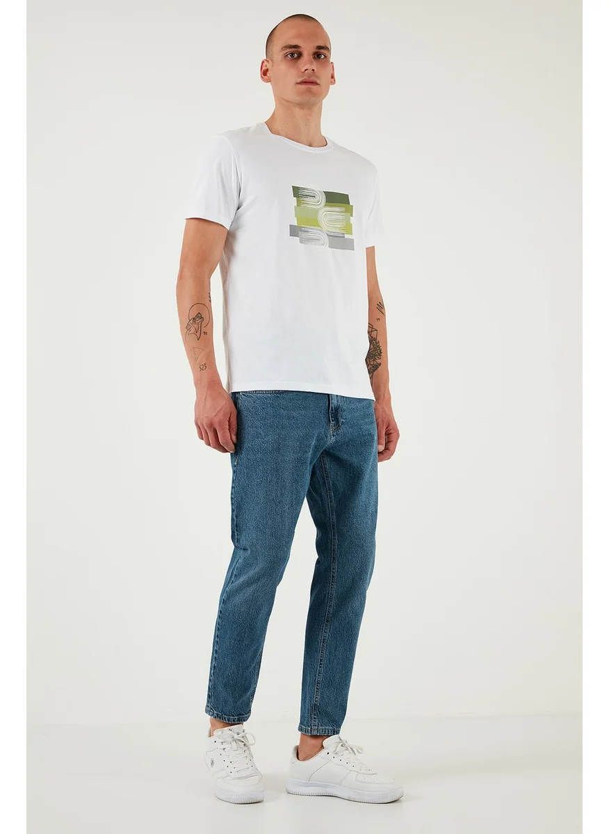 Buratti Stretch Cotton Slim Fit Normal Waist Straight Leg Jeans Men's Jeans 5900S60MILANO