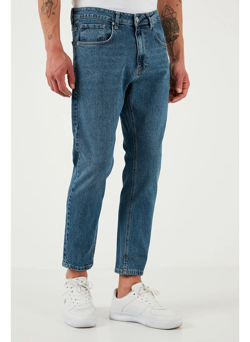 Buratti Stretch Cotton Slim Fit Normal Waist Straight Leg Jeans Men's Jeans 5900S60MILANO