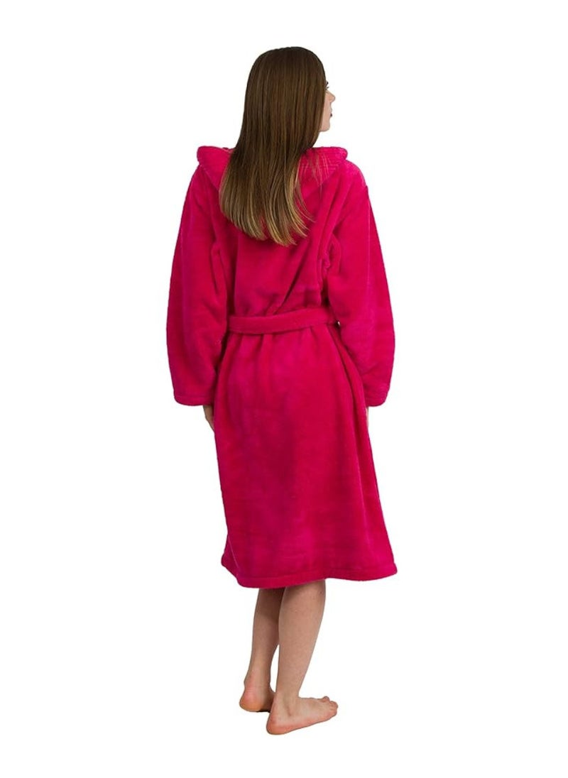 White Rose - Pinkish Red Color Terryd  Bathrobe Medium Sizes - Image 1