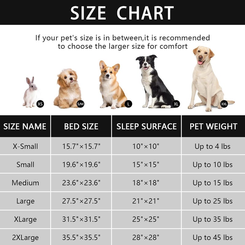 Dog Bed Round Hooded Plush Cat Cave Donut Anti Anxiety Fluffy Dog Bed for Small Medium Dog and Cat, Gradual brown - Image 4