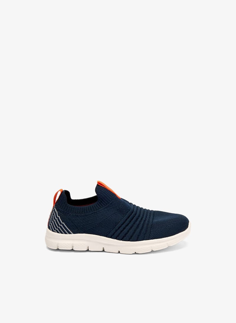 Dash Boys Textured Slip-On Lightweight Sports Shoes - Image 1