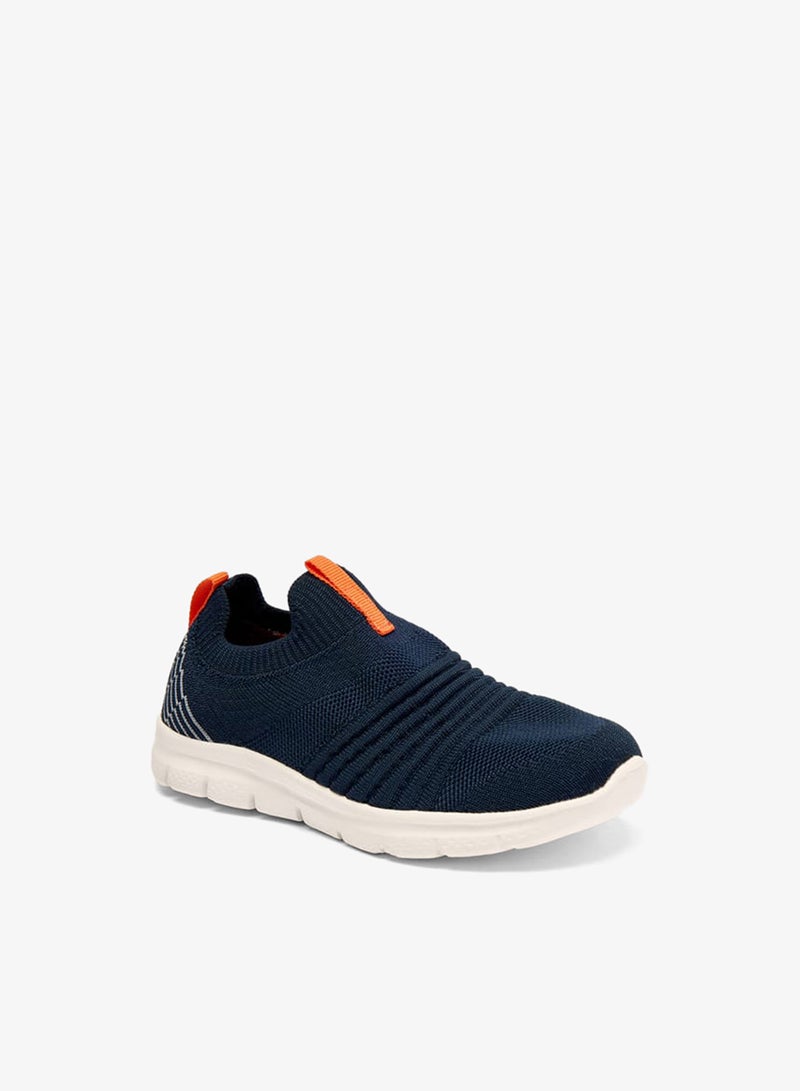 Dash Boys Textured Slip-On Lightweight Sports Shoes - Image 3