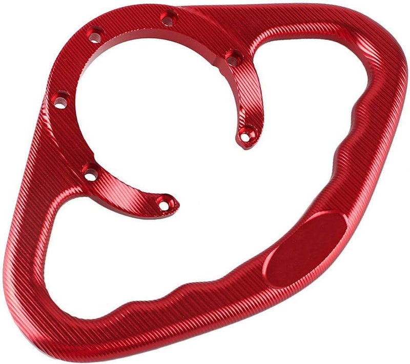 Luckmart Motorcycle Aluminium Rear Passenger Gas Tank Bar Handle Grip - Red - Image 1