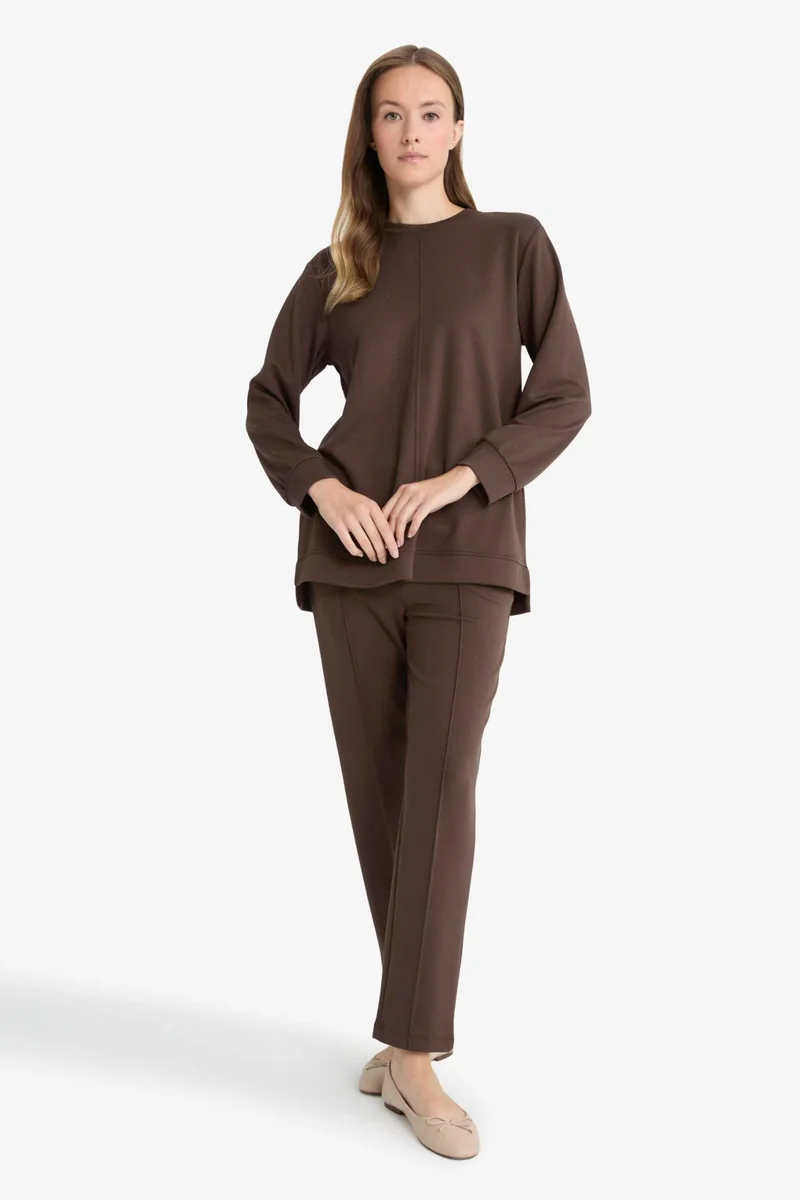 ديفاكتو Regular Fit Elastic Waist Sweatpants