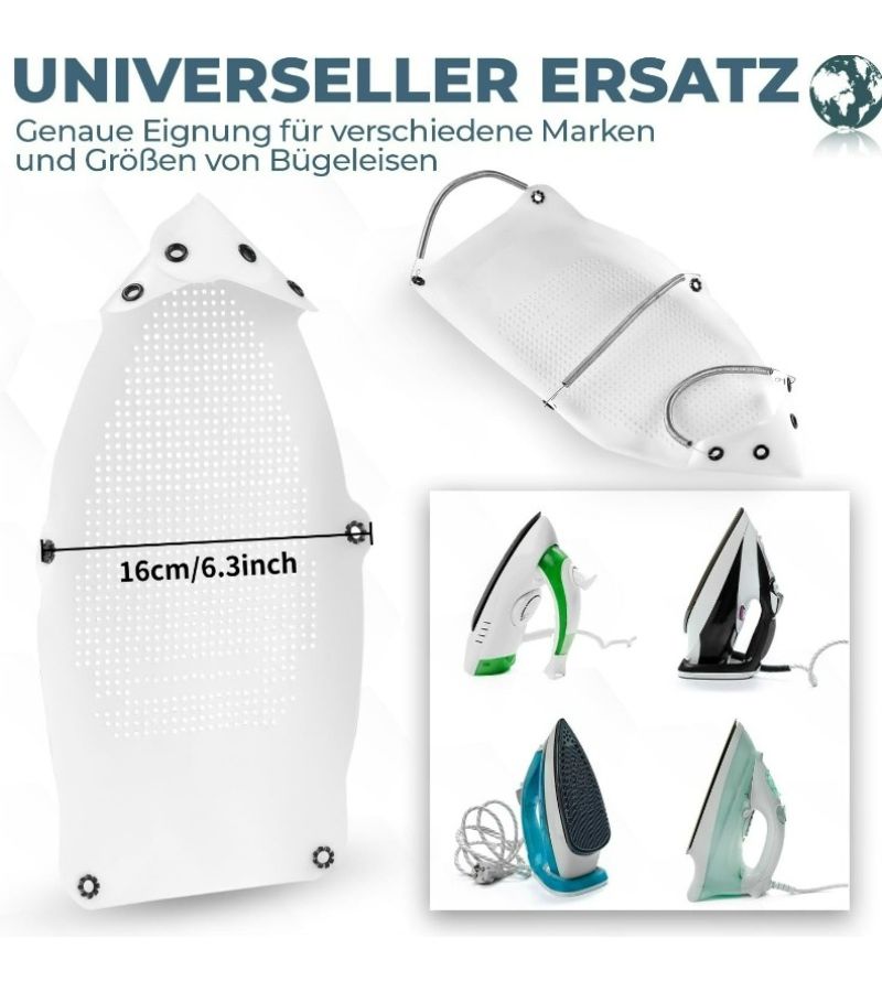 Premium Ironing Board Cover White 2pcs Heat Resistant Easy Install Noon - Image 3