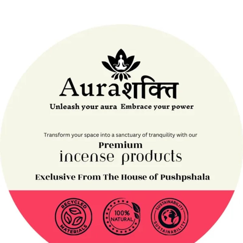 Aura Shakti Unleash your aura Embrace your power Aura Shakti Dhoop Stick Dhoop Sticks for Pooja 80 Dhoop Sticks 2 Stick Holder Inside Dhoop Batti LongLasting Aroma for Puja Charcoal Free Dhoop Sticks 200 gm 4 Inch Palo Santo  - Image 5