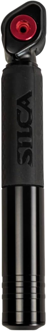 SILCA SILCA Pocket Impero Ultimate V2  Presta only mini Bike Pump  100 PSI Pressure LeverLess Design  mini Pump Bike Designed for a Jersey or Pack Pocket  Alloy Construction Italian Leather Gasket  - Image 1