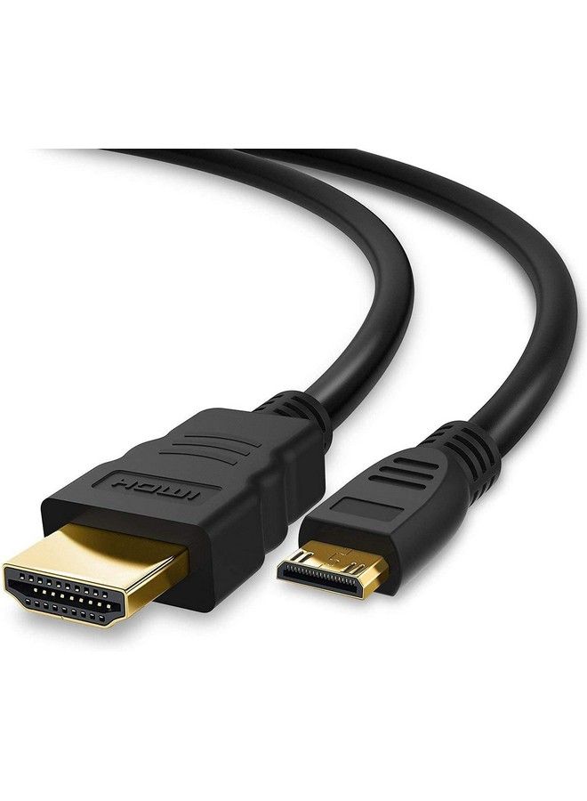 BRENDAZ كابل HDMI عالي السرعة Mini HDMI إلى HDMI مع موصل Mini HDMI (C) متوافق مع كاميرات Nikon D3300 D3200 D5300 D5600 D7000 D7100 D7200 D3 D300S D3X DSLR. (10 أقدام) - Image 2