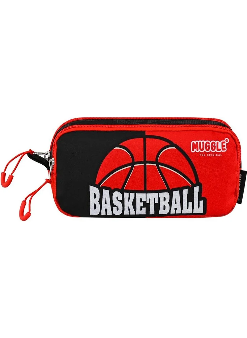 muggle 2 Compartment Basketball Pencil Case MU 9165