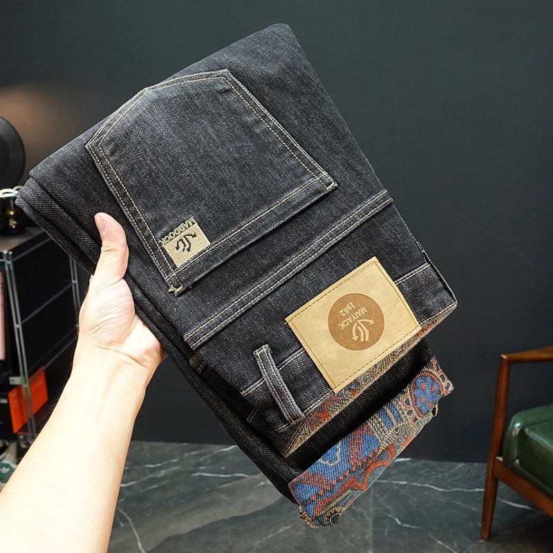 Unisex Classic Denim Jeans Loose Fit Daily Outdoor Wear - Image 2