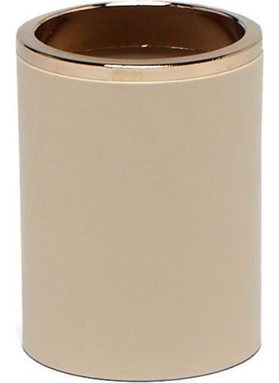 Primanova - Lenox Beige Gold Toothbrush Holder - Image 1