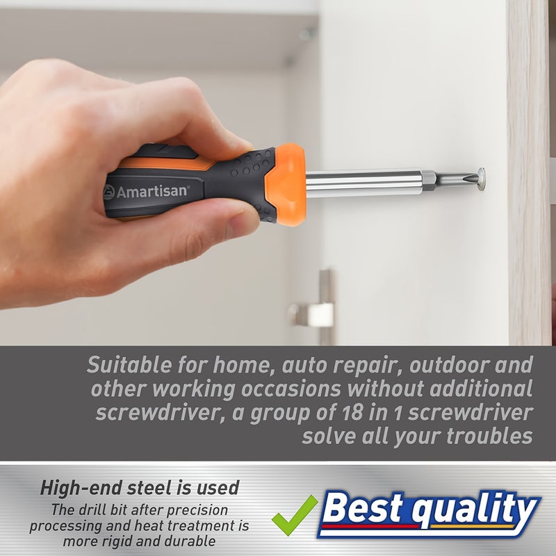 18-in-1 Multi-bit Screwdriver Set, Portable Multi-Purpose Screwdriver - Image 2