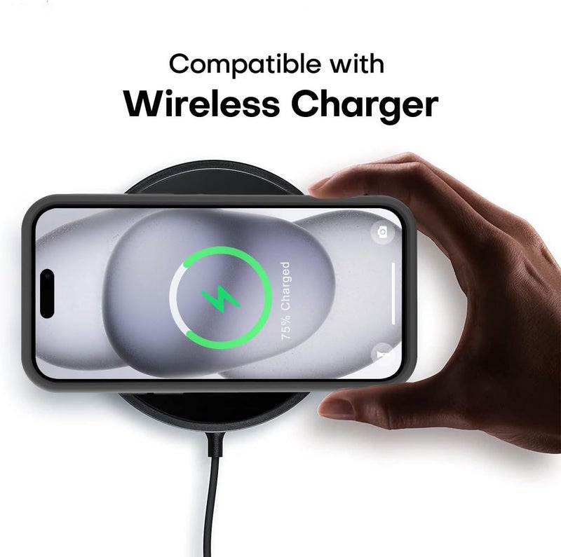 Mobistyle Designed for iPhone 15 Cover Soft Liquid Silicone Slim Protective Shockproof with Anti-Scratch Microfiber Lining Phone Back Cover Case (Aqua) - Image 5