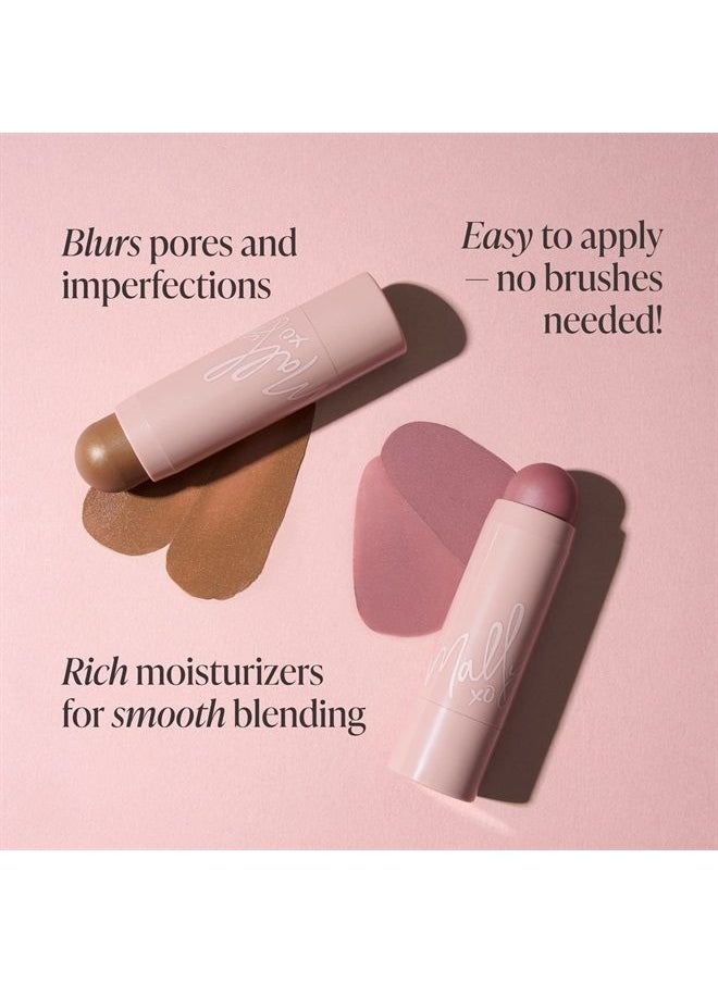 Mally Beauty - Shimmer, Shape & Glow Plus Face Defining Stick, Oh So Rosy - Image 1
