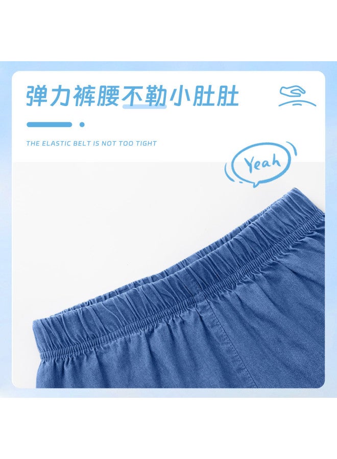 Jeanswest Girls' Pants Summer Thin Kids' Mosquito-repellent Jeans Pants For Big Girls Casual Sports Trousers - Image 3
