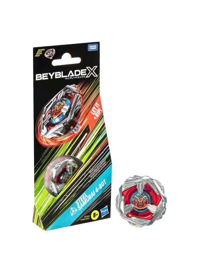 BeyBlade باي بليد إكس ستيلي ساموراي 4-80T مجموعة حزمة مع طوب دوار من النوع المتوازن؛ ألعاب طوب القتال للأولاد والبنات من عمر 8 سنوات - Image 1