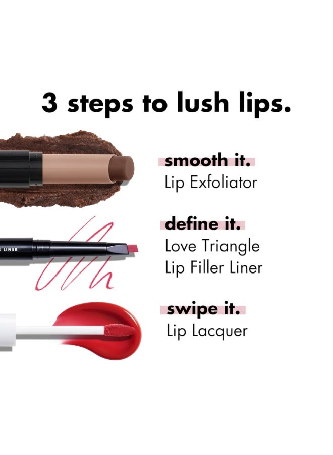 إلف ملمع شفاه مغذي غير لزج فائق اللمعان مع لون شفاف غني بفيتامينات A و E نباتي خالٍ من القسوة على الحيوانات وردة برية - Image 3