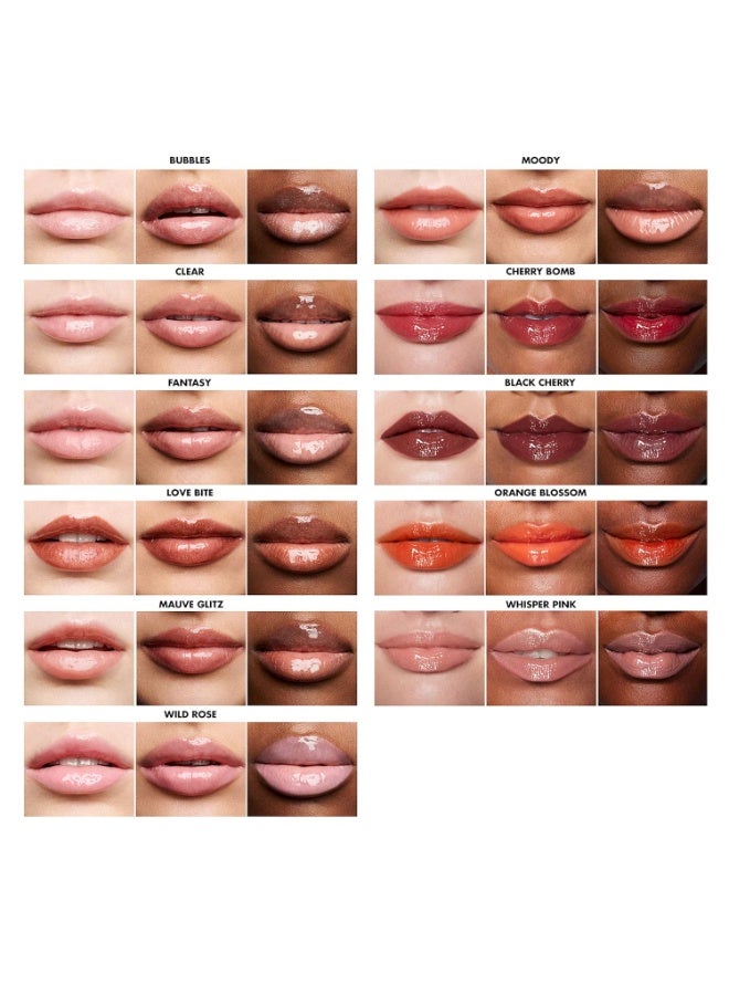 إلف ملمع شفاه مغذي غير لزج فائق اللمعان مع لون شفاف غني بفيتامينات A و E نباتي خالٍ من القسوة على الحيوانات وردة برية - Image 5