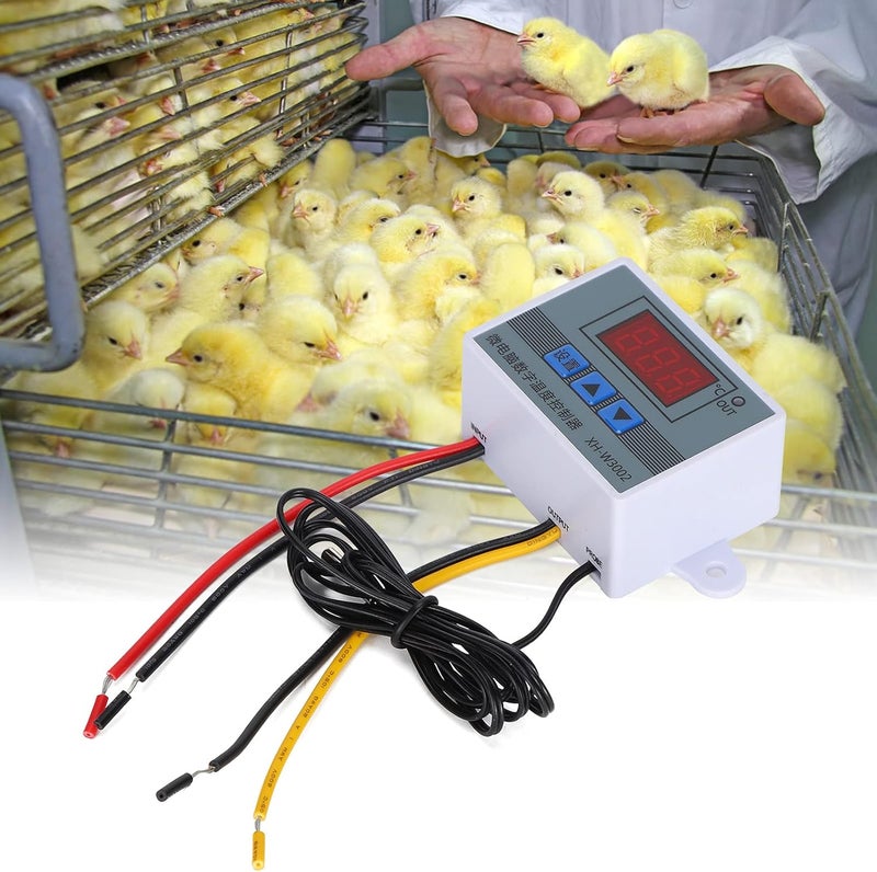 Junlucki Temperature Controller, High Precision Celsius Hatching Thermostat Multifunction for Breeding for Chemical(110-220v) - Image 2