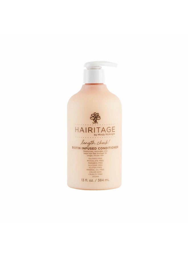 Hairitage Hairitage Length Check! Hair Conditioner Treatment with Biotin & Jamaican Castor Oil, 13 Fl Oz  - Image 1