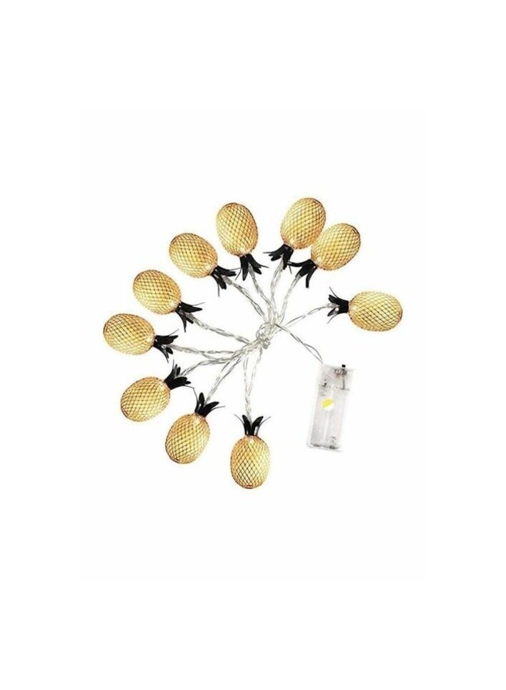 بروماس 10 مصابيح LED على شكل أناناس متعددة الألوان 3.3 قدم - Image 1