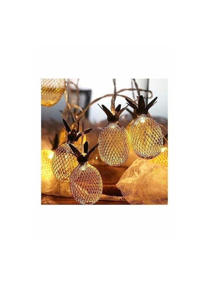 بروماس 10 مصابيح LED على شكل أناناس متعددة الألوان 3.3 قدم - Image 2