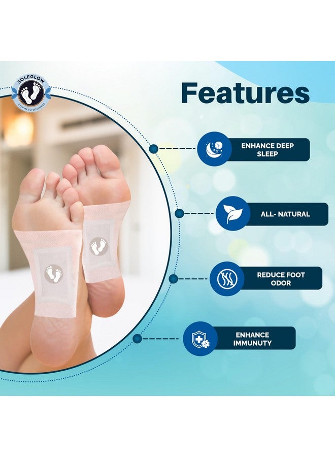 Soleglow Ultra Premium Cornflower Detox Foot Patches - Cleansing Toxin Remover Foot Pads For Men And Women Stress Relief & Detoxification (Pack of 5) - Image 3