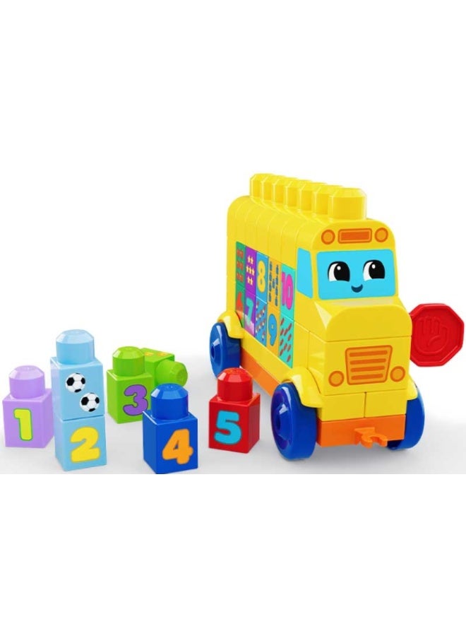 Mega Bloks Build & Count Bus Block Toy - Image 4