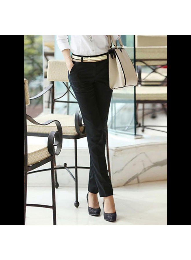 Business Dress Women's Summer Straight Tube Commuter Slim-fit Casual All-match Stretch Pants Work Interview Work Dress Suit Pants