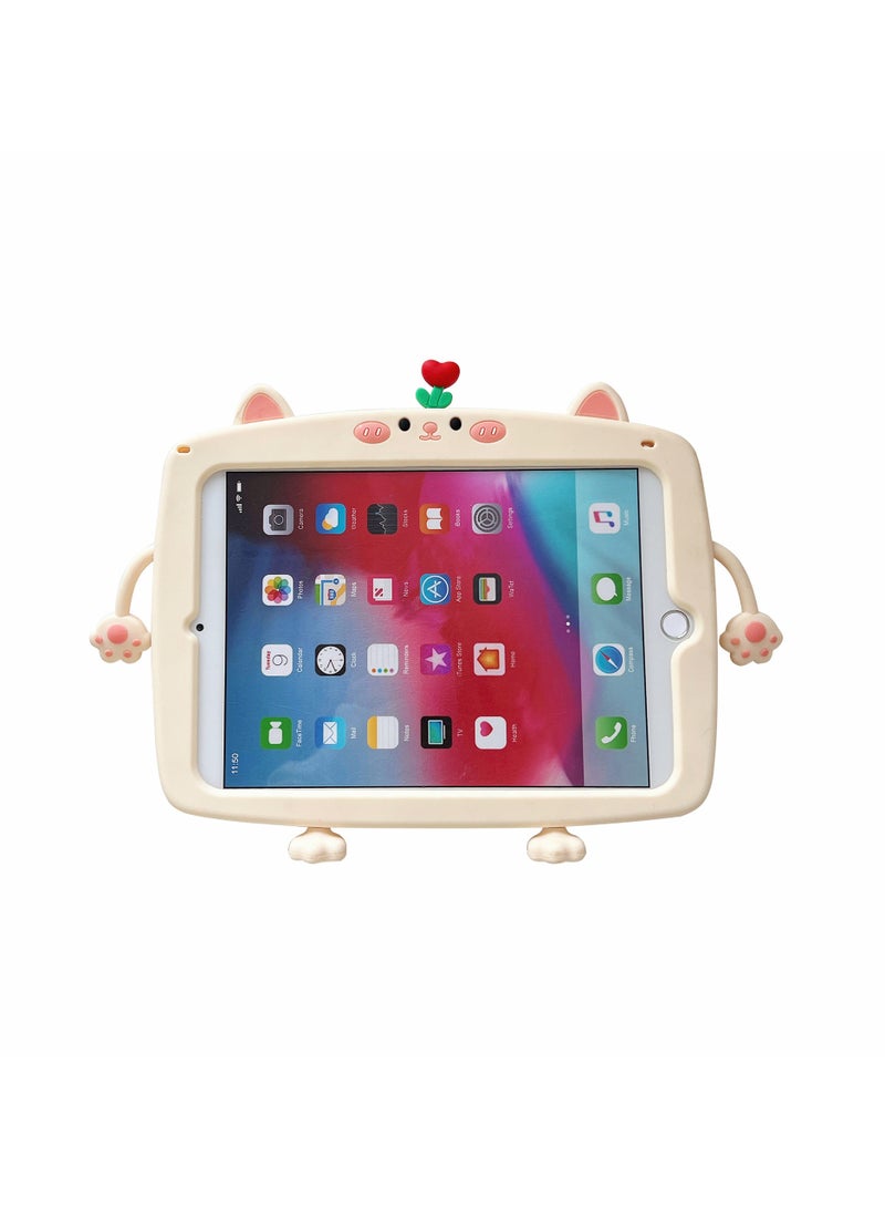 general Cute Cartoon Silicone Case for iPad 9th Generation/8th Generation/7th Generation (10.2 Inch, 2021/2020/2019) with Stand, Soft and Eco-friendly Case - Image 1