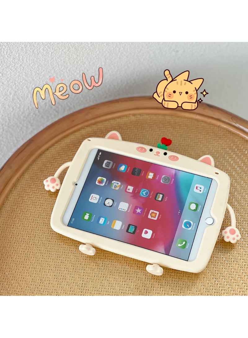 general Cute Cartoon Silicone Case for iPad 9th Generation/8th Generation/7th Generation (10.2 Inch, 2021/2020/2019) with Stand, Soft and Eco-friendly Case - Image 2