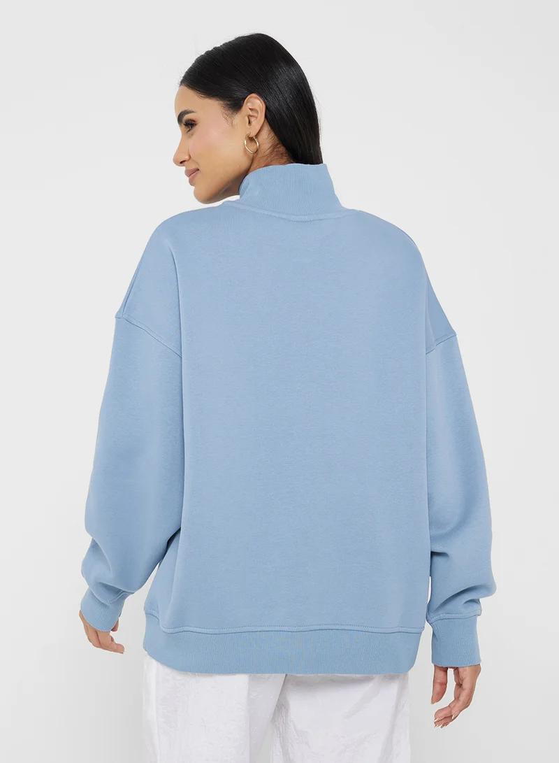 ريبوك Eyeball Cropped Sweatshirt