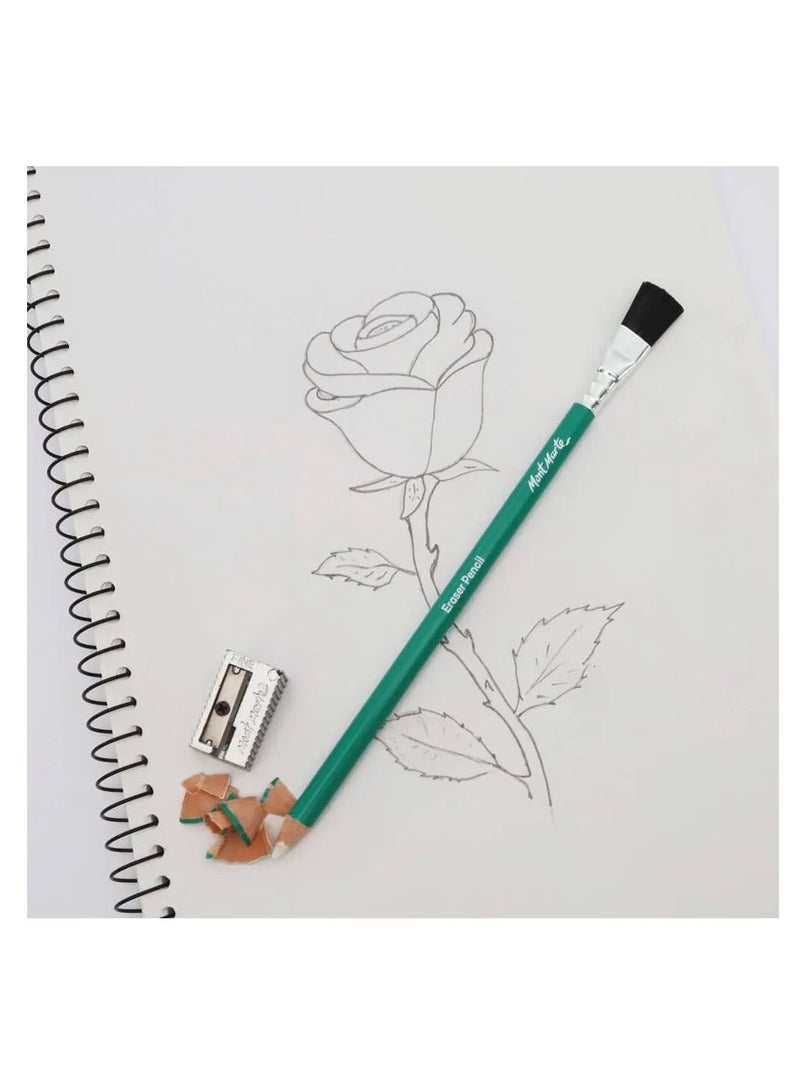 Mont Marte 2-Piece Signature Eraser Pencils With Brushes - Image 3