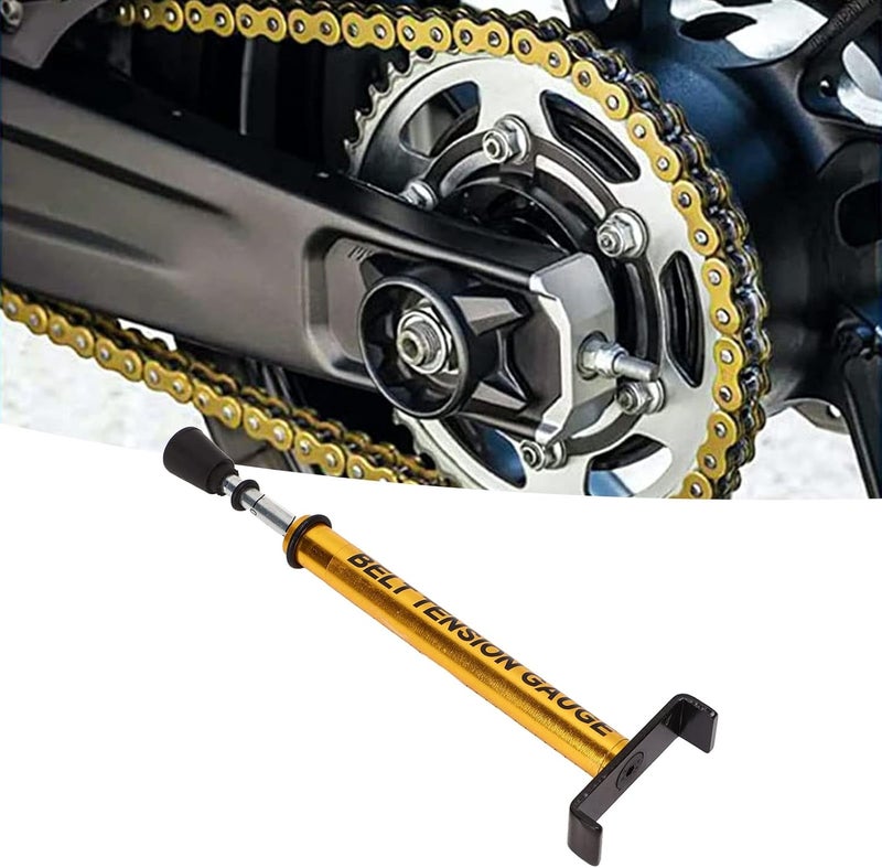 woobles Motorcycle Belt Tension, 10 Lb Belt Tension Gauge Metal Universal Motor Belt Replacement for Accurate Motorcycle Setting // tension gauge for drive belts - Image 4