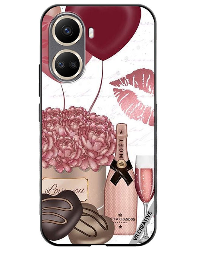 VR CREATIVE Protective Case Cover For Huawei Nova 10 SE Girl Celebrations Design Multicolour - Image 1