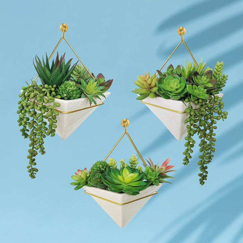 Winlyn Winlyn 21 Pcs Assorted Artificial Succulents Plants Unpotted Small Green String of Pearls Cacti Aloe Picks Fake Succulents Bulk for Succulent Garden Wreath Floral Arrangement Indoor Outdoor Home Decor  - Image 4