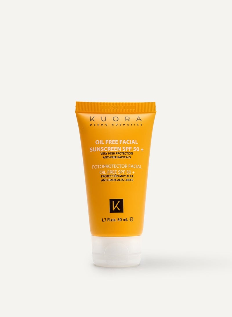 KUORA OIL FREE FACIAL SUNSCREEN SPF 50+