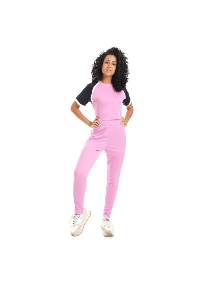 Caesar Women's two-piece sports set, T-shirt and pants  - Image 1