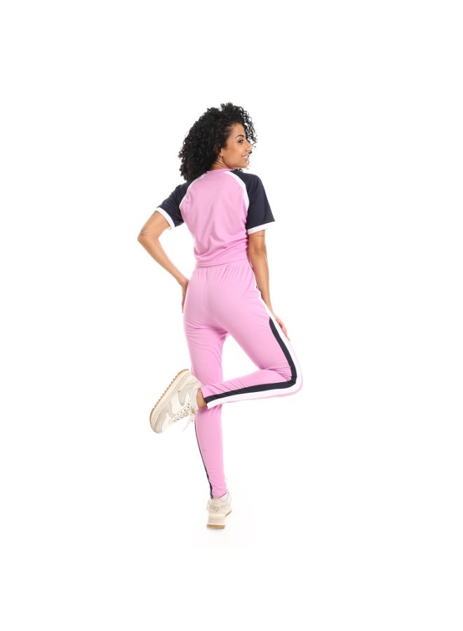 Caesar Women's two-piece sports set, T-shirt and pants  - Image 4