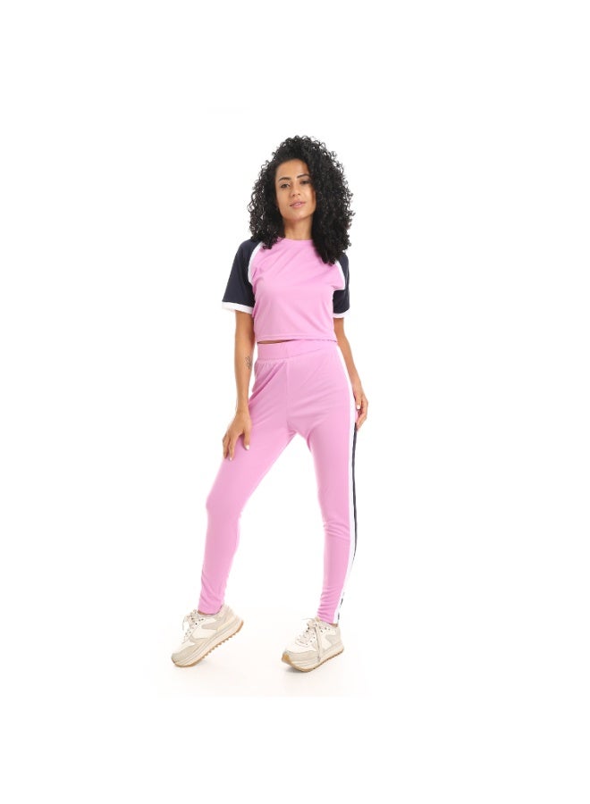 Caesar Women's two-piece sports set, T-shirt and pants  - Image 3