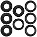 Calvana 8pack Calvana 5339 Rubber PCV Valve Grommet Valve Cover Grommet PCV Breather Grommet OD 1 14 ID 1 for Steel Valve Covers SBC BBC SBF BBF 350 SPC 7218 - Image 2