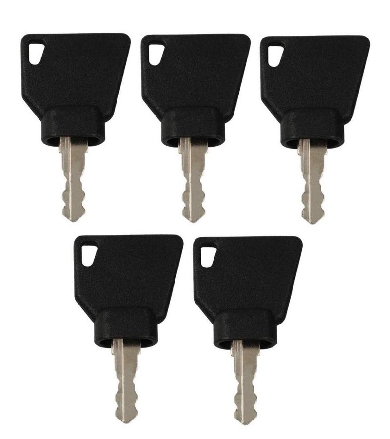 AA 5 Pack Ignition Keys for JCB Volvo Mini Excavator, Loader - 701, 45501, 14607, 3CX (5) - Image 1