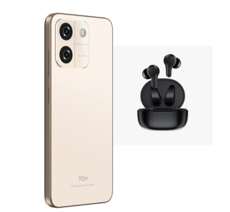 TCH Neo Gold 4GB+4GB RAM 64GB Dual Sim (International Version)  + L30 Wireless Earbuds Black(International Version) - Image 1