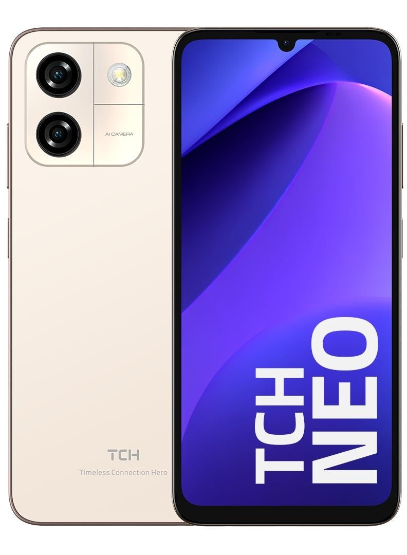 TCH Neo Gold 4GB+4GB RAM 64GB Dual Sim (International Version)  + L30 Wireless Earbuds Black(International Version) - Image 2