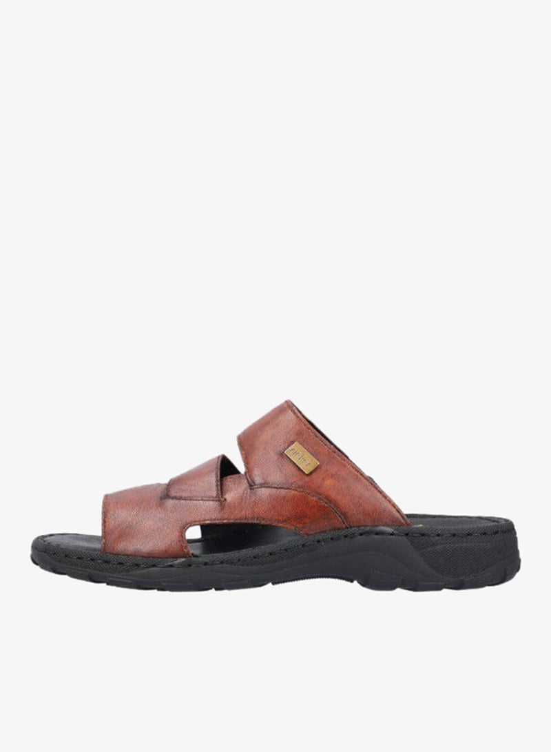 ريكر صنادل رجالي رايكر 26078-23 لوجانو بني - Image 4